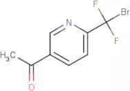 1-[6-(Bromodifluoromethyl)pyridin-3-yl]ethanone