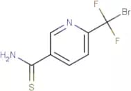 6-(Bromodifluoromethyl)pyridine-3-carbothioamide
