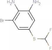 5-[(Difluoromethyl)thio]-3-bromobenzene-1,2-diamine