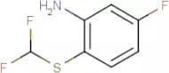 2-(difluoromethylthio)-5-fluoroaniline