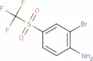 2-bromo-4-(trifluoromethylsulphonyl)aniline