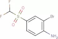 2-bromo-4-(difluoromethylsulphonyl)aniline