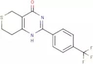 2-[4-(Trifluoromethyl)phenyl]-1,5,7,8-tetrahydrothiopyrano[4,3-d]pyrimidin-4-one