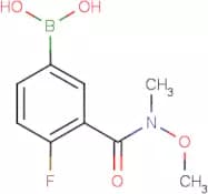 4-Fluoro-3-[(N-methoxy-N-methyl)carbamoyl]benzeneboronic acid