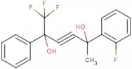 2-(2-Fluorophenyl)-5-phenyl-6,6,6-trifluorohex-3-yne-2,5-diol