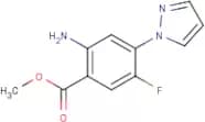 Methyl 2-Amino-5-fluoro-4-(1-pyrazolyl)benzoate