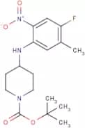 4-[(4-Fluoro-5-methyl-2-nitrophenyl)amino]piperidine, N1-BOC protected