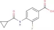 4-[(Cyclopropylcarbonyl)amino]-3-fluorobenzoic acid