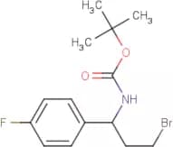 1-(Boc-amino)-3-bromo-1-(4-fluorophenyl)propane