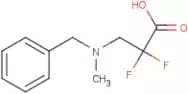 3-[Benzyl(methyl)amino]-2,2-difluoropropanoic acid