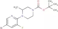 1-Boc-4-(5-bromo-3-fluoro-2-pyridyl)-3-methylpiperazine