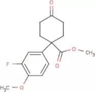 Methyl 1-(3-Fluoro-4-methoxyphenyl)-4-oxocyclohexanecarboxylate