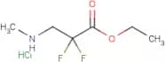 Ethyl 2,2-Difluoro-3-(methylamino)propanoate hydrochloride