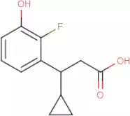 3-Cyclopropyl-3-(2-fluoro-3-hydroxyphenyl)propanoic acid