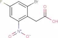 2-(2-Bromo-4-fluoro-6-nitrophenyl)acetic acid