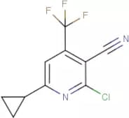 2-Chloro-6-cyclopropyl-4-(trifluoromethyl)nicotinonitrile