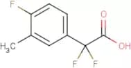 2,2-Difluoro-2-(4-fluoro-3-methylphenyl)acetic acid