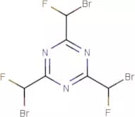 2,4,6-Tris[bromo(fluoro)methyl]-1,3,5-triazine