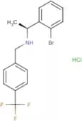 (1S)-1-(2-Bromophenyl)-N-[[4-(trifluoromethyl)phenyl]methyl]ethanamine hydrochloride