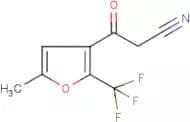 5-Methyl-2-(trifluoromethyl)fur-3-oylacetonitrile
