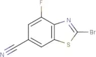 2-Bromo-4-fluoro-1,3-benzothiazole-6-carbonitrile