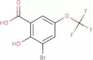 3-Bromo-2-hydroxy-5-(trifluoromethoxy)benzoic acid