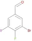 3-Bromo-4-fluoro-5-iodobenzaldehyde