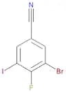 3-Bromo-4-fluoro-5-iodobenzonitrile