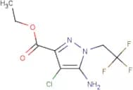 Ethyl 5-amino-4-chloro-1-(2,2,2-trifluoroethyl)pyrazole-3-carboxylate