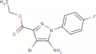 Ethyl 5-amino-4-bromo-1-(4-fluorophenyl)pyrazole-3-carboxylate