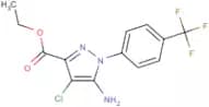 Ethyl 5-amino-4-chloro-1-[4-(trifluoromethyl)phenyl]pyrazole-3-carboxylate