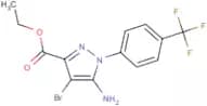 Ethyl 5-amino-4-bromo-1-[4-(trifluoromethyl)phenyl]pyrazole-3-carboxylate