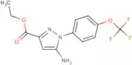 Ethyl 5-amino-1-[4-(trifluoromethoxy)phenyl]pyrazole-3-carboxylate