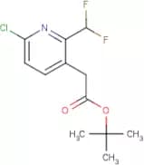 tert-Butyl 2-[6-chloro-2-(difluoromethyl)-3-pyridyl]acetate