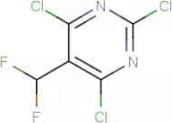 2,4,6-Trichloro-5-(difluoromethyl)pyrimidine