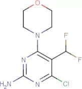4-Chloro-5-(difluoromethyl)-6-morpholino-pyrimidin-2-amine