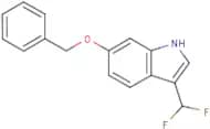 6-benzyloxy-3-(difluoromethyl)-1H-indole