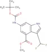 Methyl 6-(tert-butoxycarbonylamino)-3-(difluoromethyl)-1H-indole-4-carboxylate