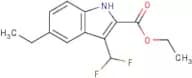 Ethyl 3-(difluoromEthyl)-5-Ethyl-1H-indole-2-carboxylate