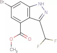 Methyl 6-bromo-3-(difluoromethyl)-1H-indazole-4-carboxylate