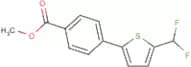 Methyl 4-[5-(difluoromethyl)-2-thienyl]benzoate
