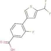 4-[5-(Difluoromethyl)-3-thienyl]-3-fluoro-benzoic acid