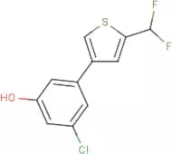 3-Chloro-5-[5-(difluoromethyl)-3-thienyl]phenol