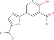 5-[5-(Difluoromethyl)-2-thienyl]-2-hydroxypyridine-3-carboxylic acid