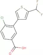 4-Chloro-3-[5-(difluoromethyl)-3-thienyl]benzoic acid