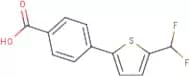 4-[5-(Difluoromethyl)-2-thienyl]benzoic acid