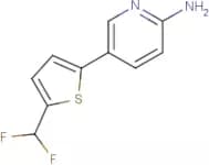 5-[5-(Difluoromethyl)-2-thienyl]pyridin-2-amine