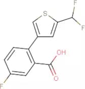 2-[5-(Difluoromethyl)-3-thienyl]-5-fluoro-benzoic acid