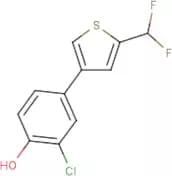 2-Chloro-4-[5-(difluoromethyl)-3-thienyl]phenol