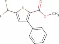 Methyl 5-(difluoromethyl)-3-phenyl-thiophene-2-carboxylate